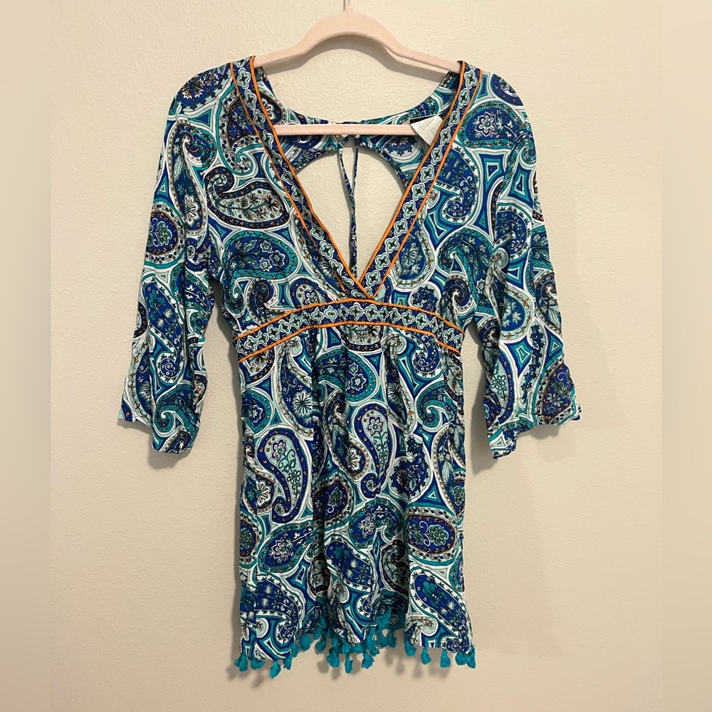 Trina Turk Provence Paisley Tunic Coverup